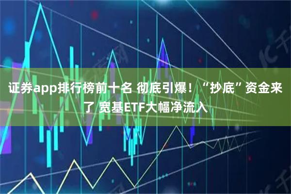 证券app排行榜前十名 彻底引爆！“抄底”资金来了 宽基ETF大幅净流入