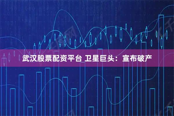 武汉股票配资平台 卫星巨头：宣布破产